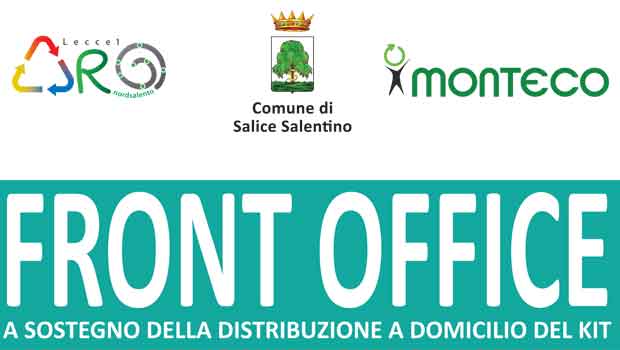 SALICE SALENTINO. APRE IL FRONT OFFICE A SUPPORTO DELLA DISTRIBUZIONE PORTA A PORTA DEL KIT DI RACCOLTA