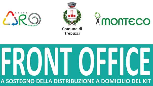 TREPUZZI. APRE IL FRONT OFFICE A SUPPORTO DELLA DISTRIBUZIONE PORTA A PORTA DEL KIT DI RACCOLTA