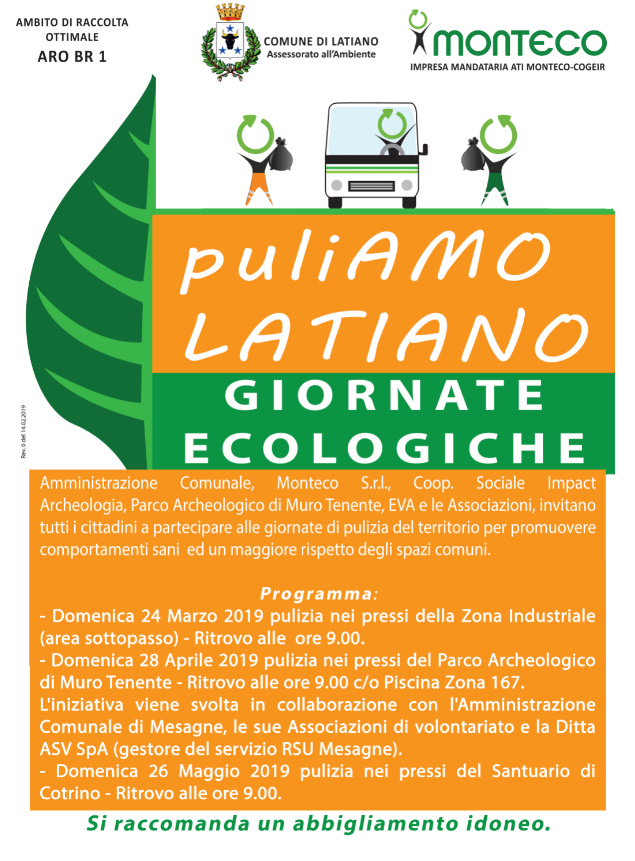 Giornate di pulizia "puliAmo Latiano"