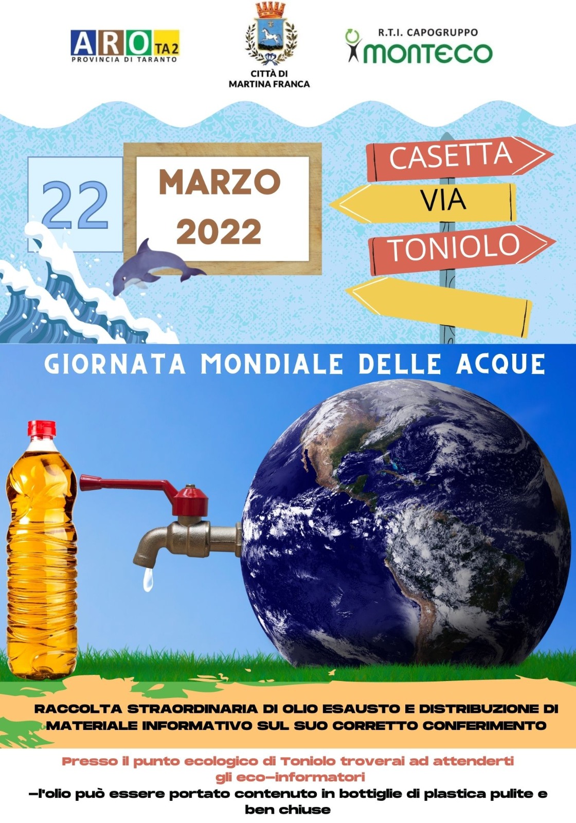 Martina Franca. Giornata Mondiale dell’Acqua 2022