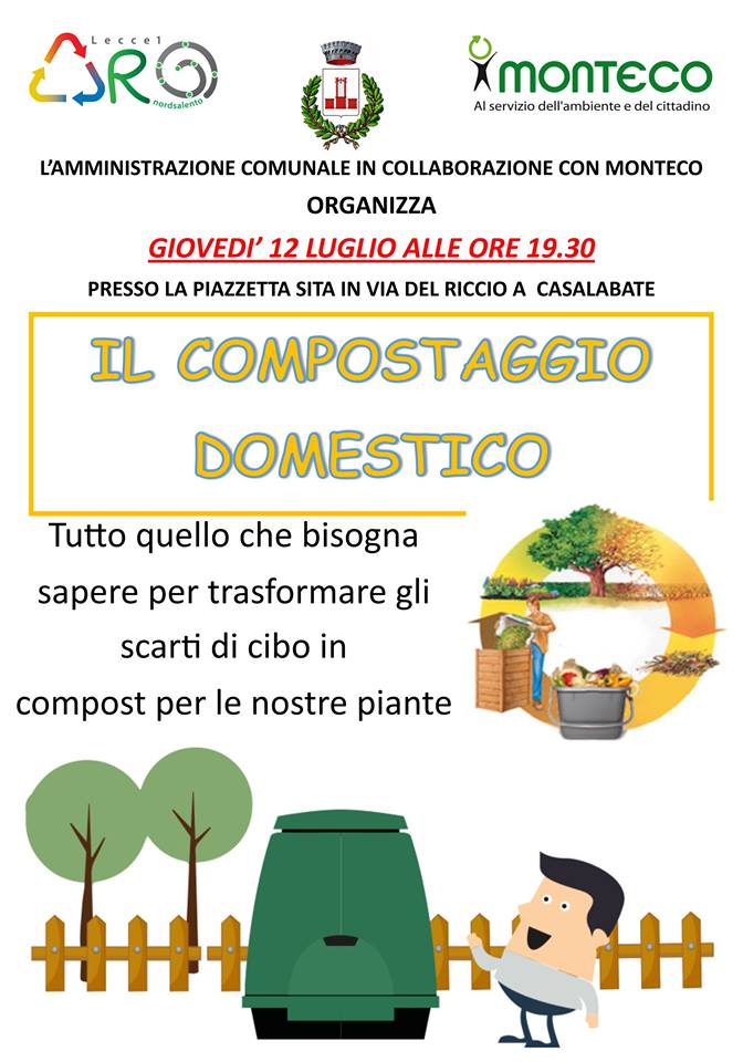 Trepuzzi-Casalabate: nuovo incontro sul compostaggio domestico